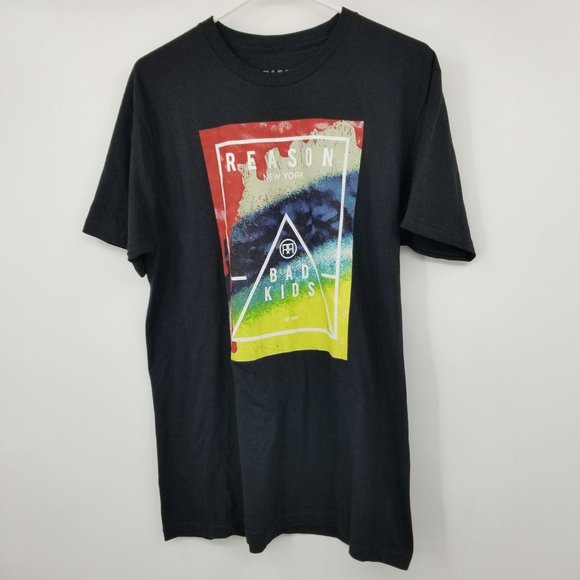 Reason Brand Short Sleeved Men's Graphic Shirt Bundles Size Large - Picture 2 of 9